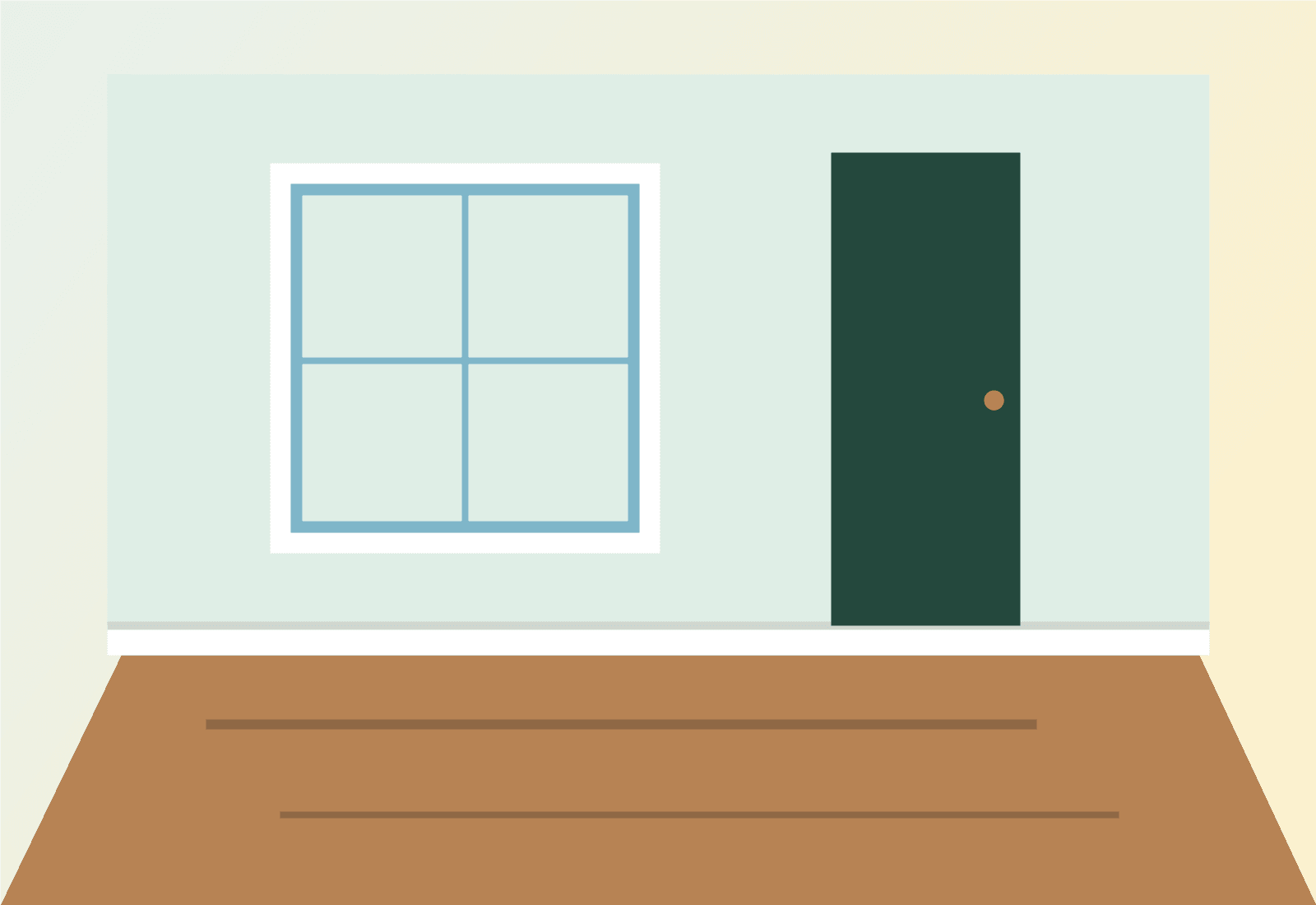Finished interior painting project